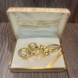 Jennifer Moore Genuine Crystal Pin